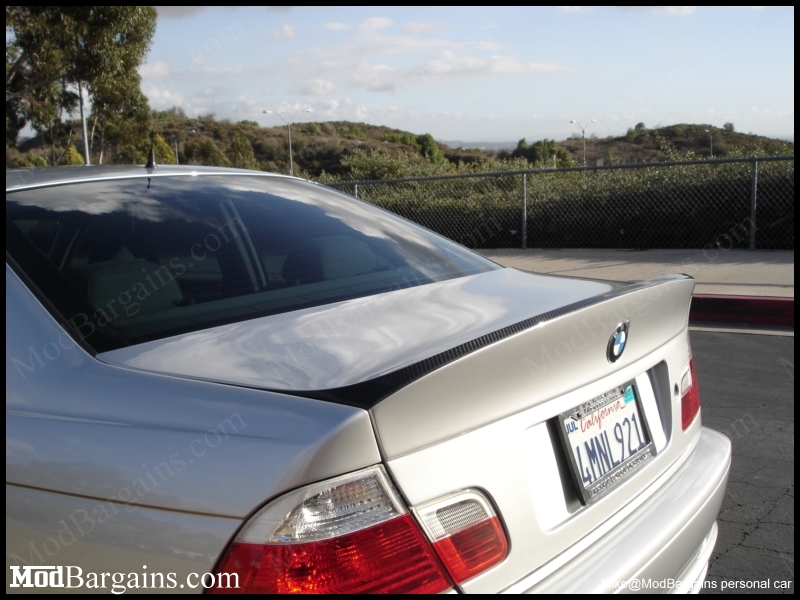 CSL Boot Lid for BMW E46 Coupe/M3 Carbon Fiber Sold at ModBargains.com CSL Boot Lid for BMW E46 Coupe/M3 Carbon Fiber Sold at ModBargains.com