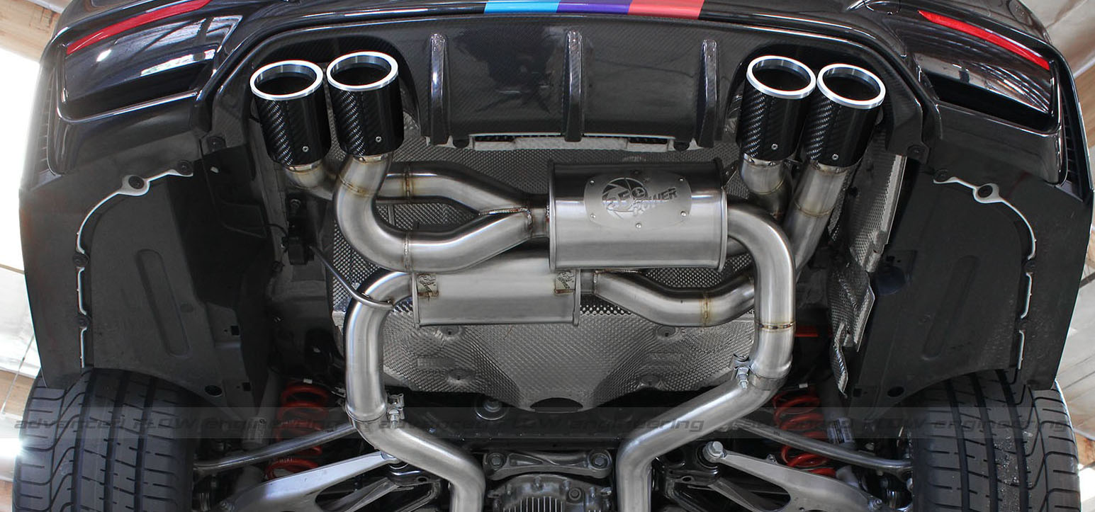 aFe Power 2014 BMW M3 M4 F80 F82 BMW S55 Axle-Back Exhaust 1 aFe Power 2014 BMW M3 M4 F80 F82 BMW S55 Axle-Back Exhaust 1