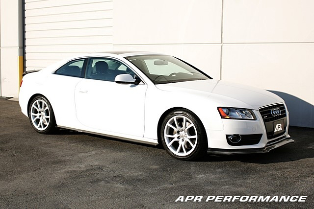 APR Performance Carbon Fiber Front Air Dam Installed Audi A5 FA-505502