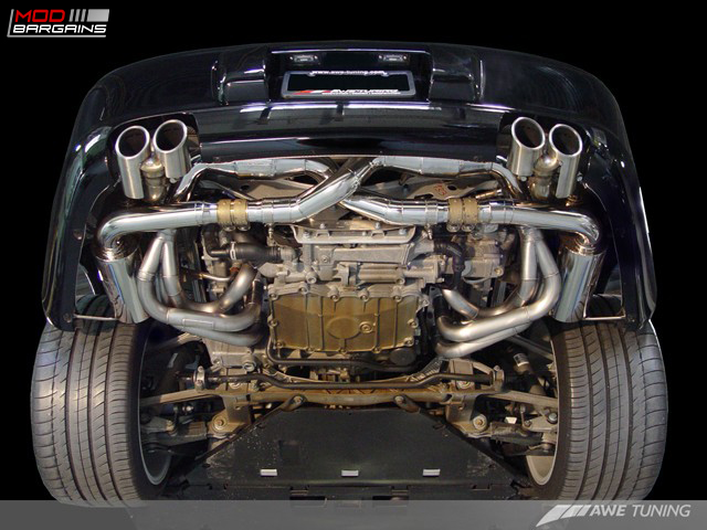 AWE Tuning Performance Exhaust Installed on Porsche 997