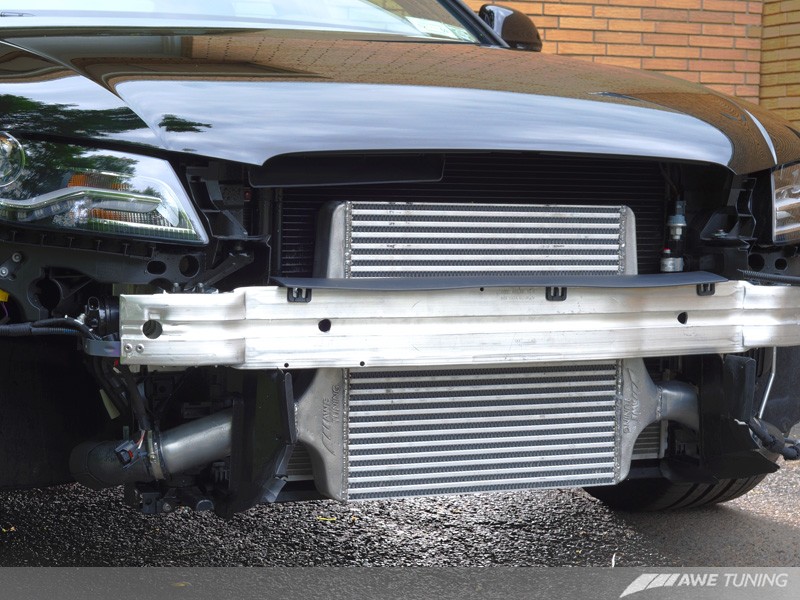 AWE Tuning 2.0T Front Mount Intercooler installed AWE Tuning 2.0T Front Mount Intercooler installed