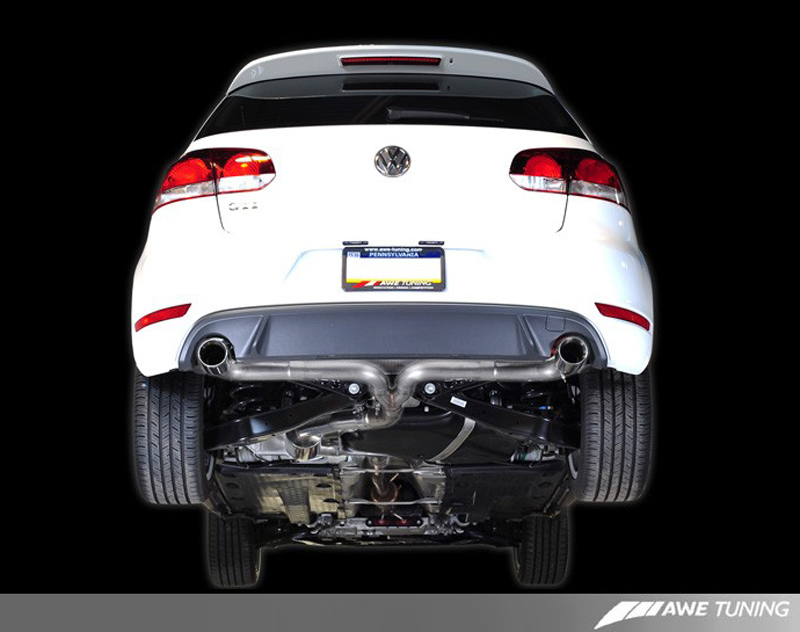 AWE Tuning CatBack/TurboBack Exhaust for 201014 VW Golf/GTI [Mk VI]