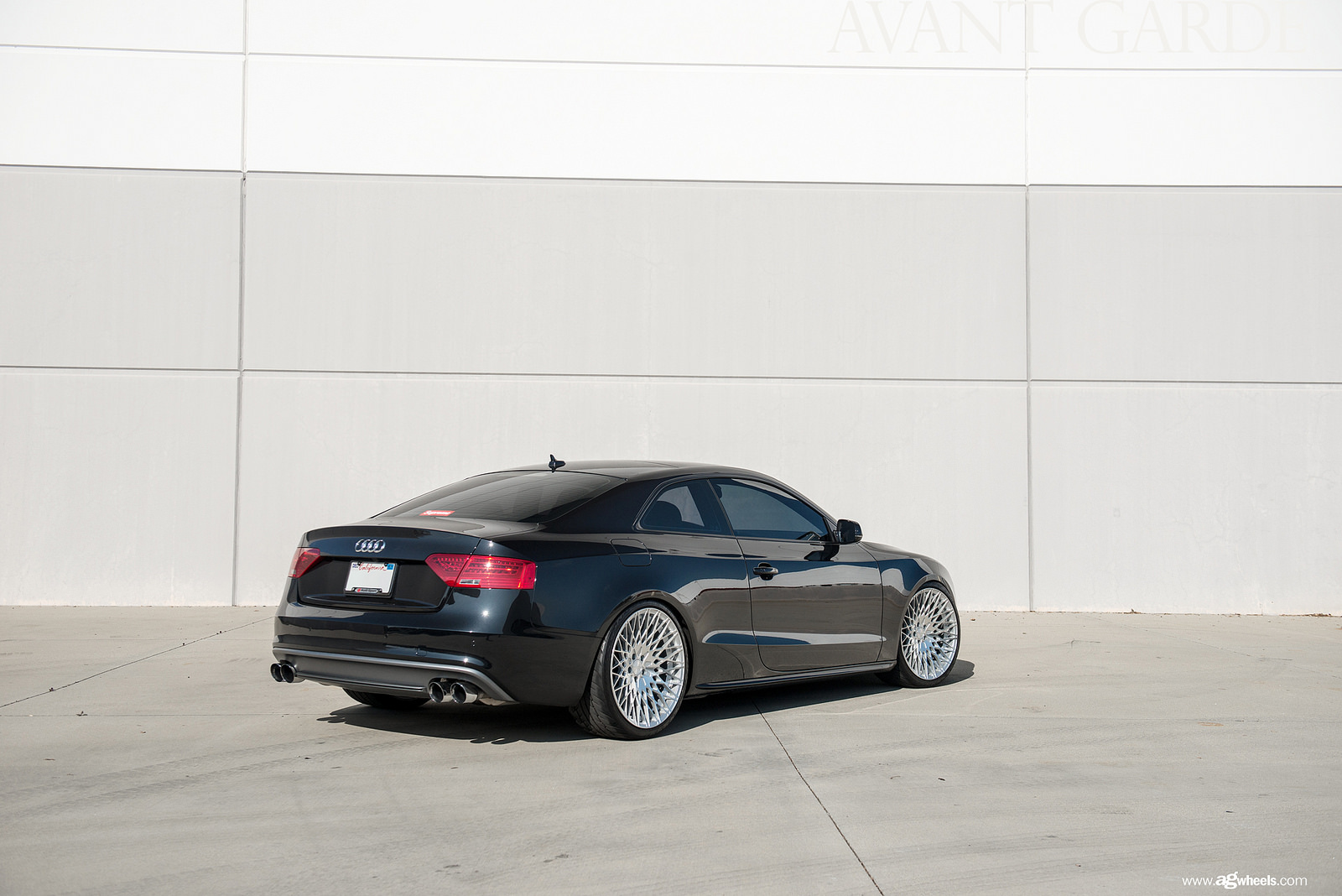 Avant Garde M540 20x10 et+25 Machine Silver on Audi A5 Avant Garde M540 20x10 et+25 Machine Silver on Audi A5