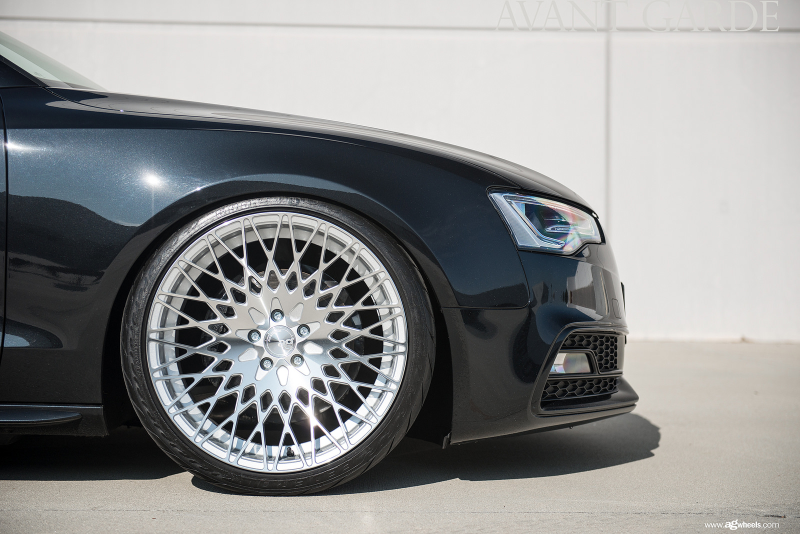 Avant Garde M540 20x10 et+25 Machine Silver on Audi A5 Avant Garde M540 20x10 et+25 Machine Silver on Audi A5
