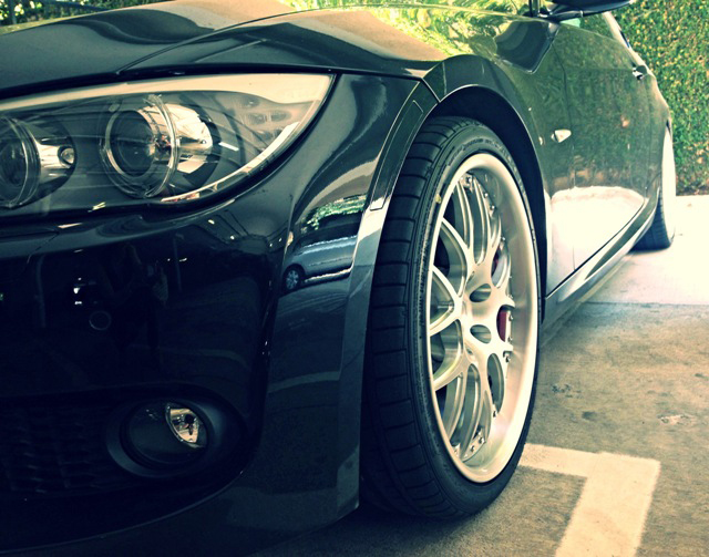 BC Racing Wheels FJ04 Installed on E92 Front View