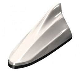 Beat Sonic Shark Fin Antenna Argento Beat Sonic Shark Fin Antenna Argento