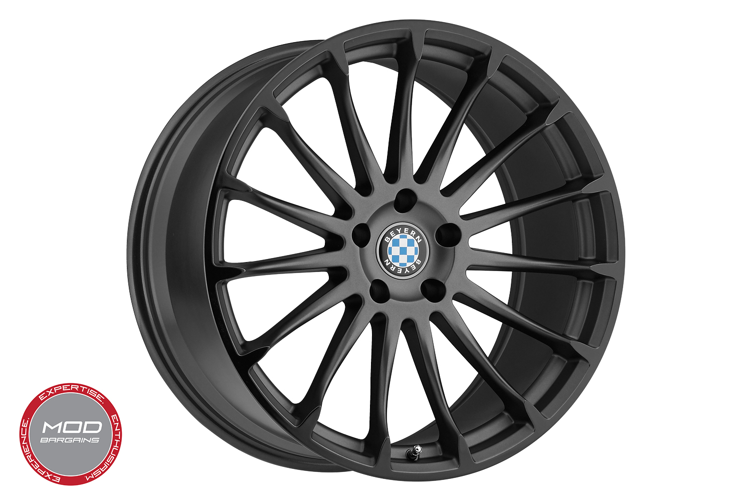 Beyern Aviatic Matte Gunmetal w/ Gloss Black Lip Wheel Beyern Aviatic Matte Gunmetal w/ Gloss Black Lip Wheel