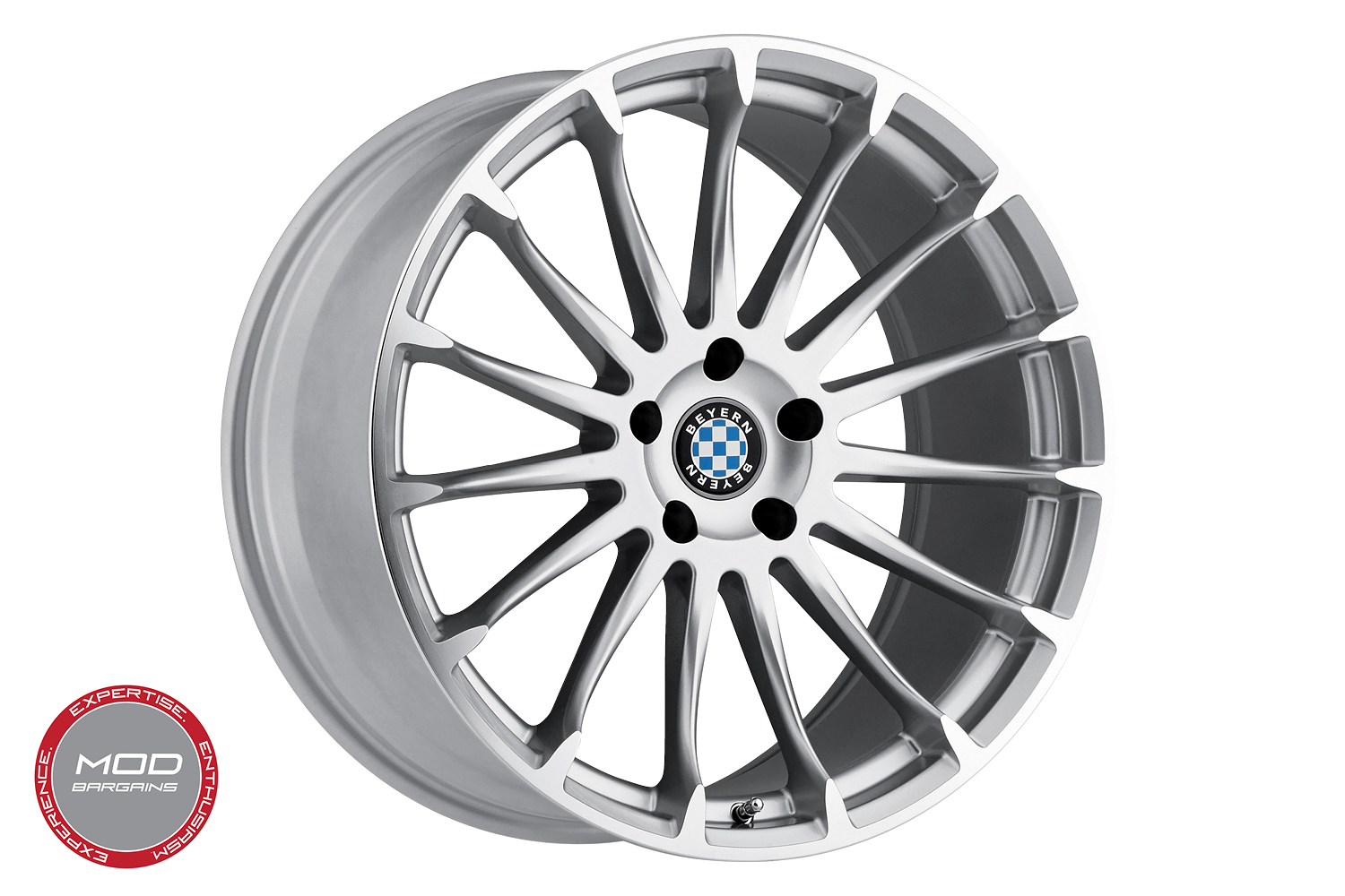 Beyern Aviatic Silver w/ Mirror Cut Face Wheel Beyern Aviatic Silver w/ Mirror Cut Face Wheel