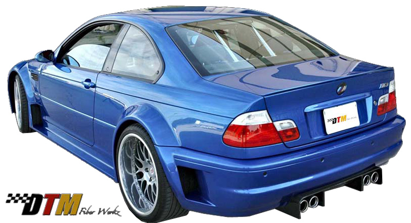 DTM Fiber Werkz BMW E46 2-Door Widebody Kit View 2 DTM Fiber Werkz BMW E46 2-Door Widebody Kit View 2