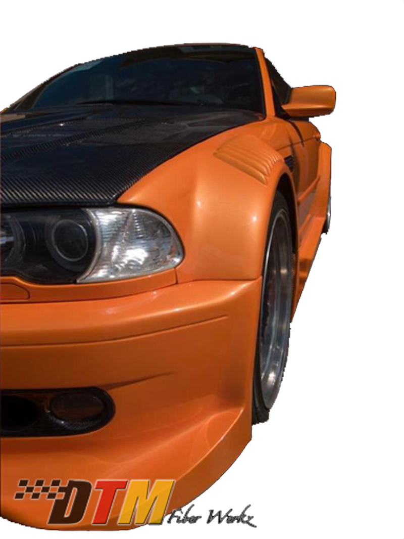 DTM Fiber Werkz BMW E46 2-Door Widebody Kit View 4 DTM Fiber Werkz BMW E46 2-Door Widebody Kit View 4