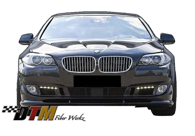 DTM Fiber Werkz BMW F10 2011-up HM Style Front Lip View 2 DTM Fiber Werkz BMW F10 2011-up HM Style Front Lip View 2
