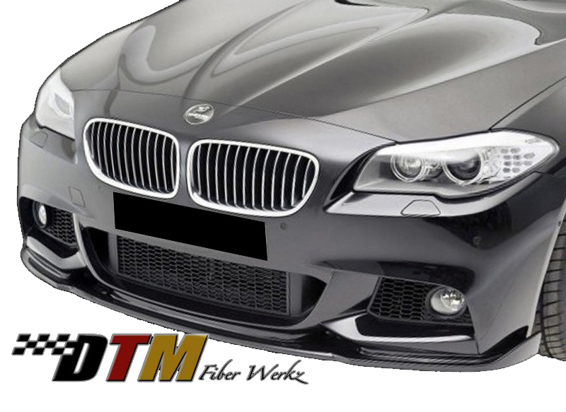 DTM Fiber Werkz BMW F10 2011+ Mtech Front Bumper HM Style Lip View 1 DTM Fiber Werkz BMW F10 2011+ Mtech Front Bumper HM Style Lip View 1