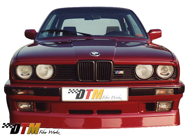 DTM Fiber Werkz BMW E30 AP Style USDM Front Bumper Apron View 1 DTM Fiber Werkz BMW E30 AP Style USDM Front Bumper Apron View 1