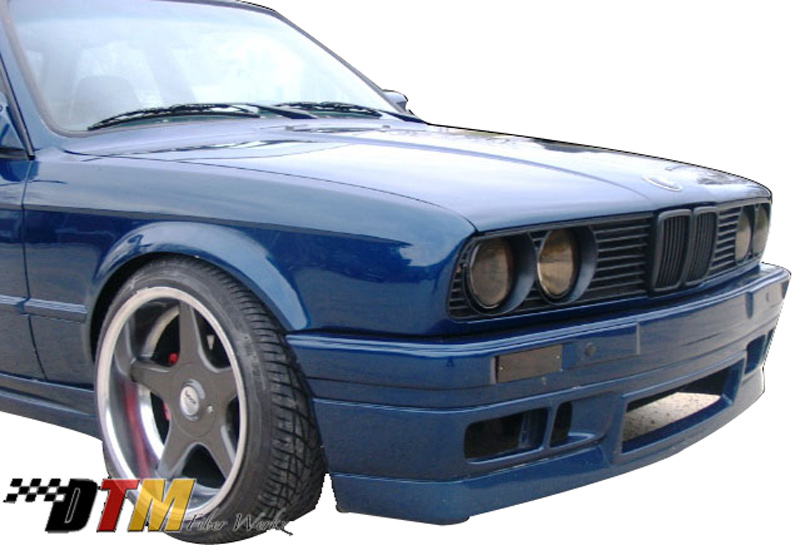 DTM Fiber Werkz BMW E30 BRYTN Front Bumper Mounted View 3 DTM Fiber Werkz BMW E30 BRYTN Front Bumper Mounted View 3