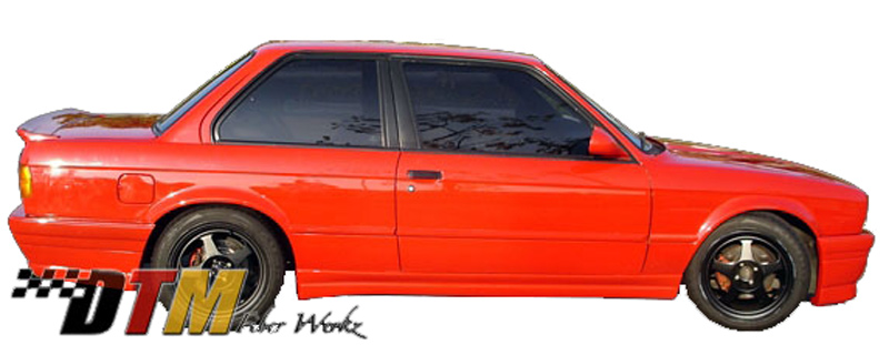 DTM Fiber Werkz BMW E30 2-Door BRYTN Style Side Skirts View 3 DTM Fiber Werkz BMW E30 2-Door BRYTN Style Side Skirts View 3