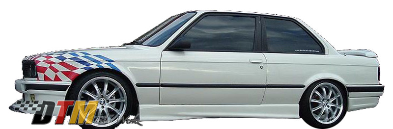 DTM Fiber Werkz BMW E30 E36 M3-Style Side Skirts View 1 DTM Fiber Werkz BMW E30 E36 M3-Style Side Skirts View 1