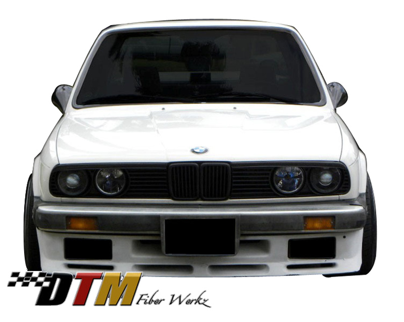 DTM Fiber Werkz BMW E30 ES Bumper Apron mounted DTM Fiber Werkz BMW E30 ES Bumper Apron mounted