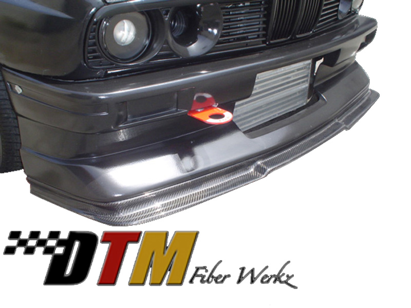 DTM Fiber Werkz BMW E30 EVO R Front Lip View 1 DTM Fiber Werkz BMW E30 EVO R Front Lip View 1