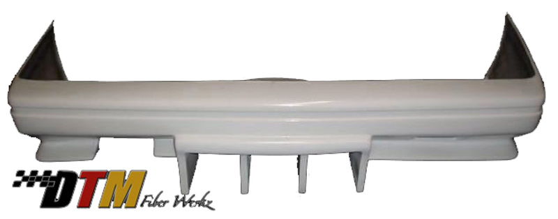 DTM Fiber Werkz BMW E30 GTR Rear Bumper Unmounted View 1 DTM