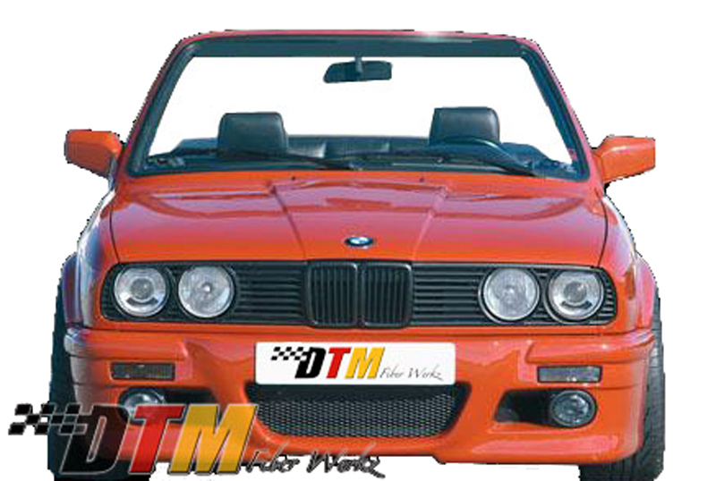 DTM Fiber Werkz BMW E30 RG E46 Style Front Bumper View 1 DTM Fiber Werkz BMW E30 RG E46 Style Front Bumper View 1