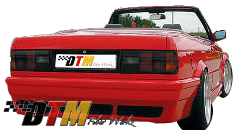 DTM Fiber Werkz BMW E30 RG E46 M3 Style Rear Bumper View 1 DTM Fiber Werkz BMW E30 RG E46 M3 Style Rear Bumper View 1