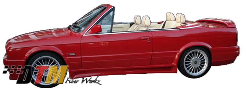 DTM Fiber Werkz BMW E30 RG GTS style Side Skirts View 2 DTM Fiber Werkz BMW E30 RG GTS style Side Skirts View 2