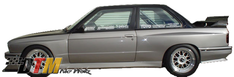 DTM Fiber Werkz BMW E30 M3 EVO Style Side Skirts DTM Fiber Werkz BMW E30 M3 EVO Style Side Skirts