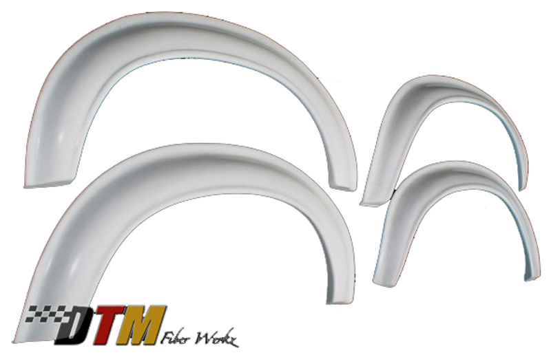 DTM Fiber Werkz BMW E30 2002tii Style Bolt On Fender Flares Unmounted DTM Fiber Werkz BMW E30 2002tii Style Bolt On Fender Flares Unmounted