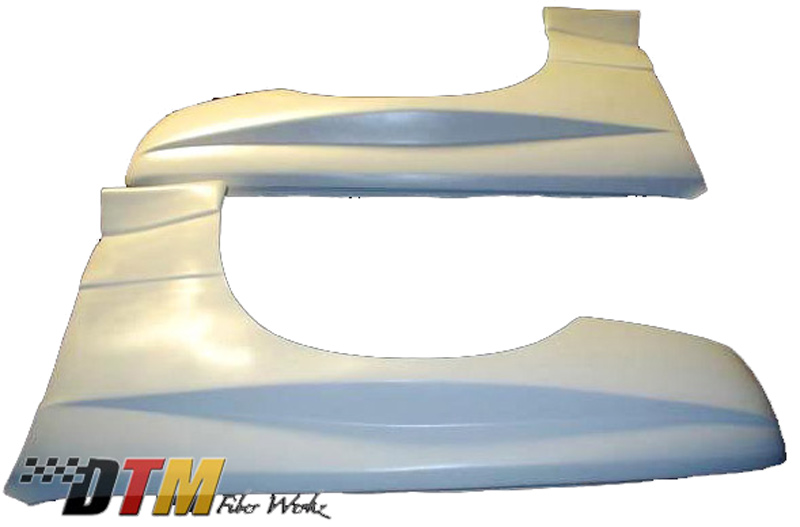DTM Fiber Werkz BMW E30 EVO R Style Widebody Front Fenders View Unmounted 2 DTM Fiber Werkz BMW E30 EVO R Style Widebody Front Fenders Unmounted 2