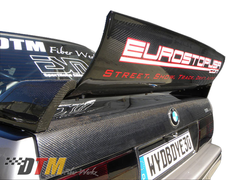 DTM Fiber Werkz BMW E30 EVO DTM Spoiler CFRP Base CFRP Super Long Gurney Flap 3 DTM Fiber Werkz BMW E30 EVO DTM Spoiler CFRP Base CFRP Super Long Gurney Flap 3