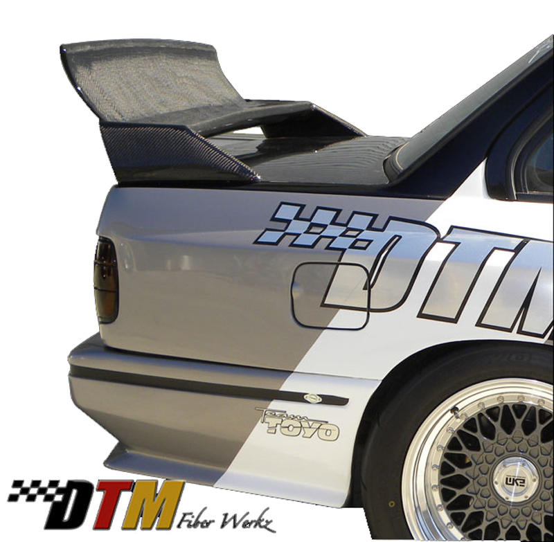 DTM Fiber Werkz BMW E30 EVO DTM Spoiler CFRP Base CFRP Super Long Gurney Flap 2 DTM Fiber Werkz BMW E30 EVO DTM Spoiler CFRP Base CFRP Super Long Gurney Flap 2