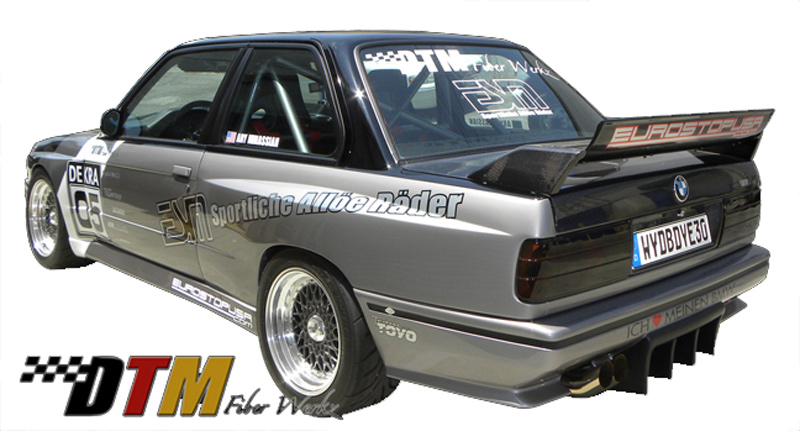 DTM Fiber Werkz BMW E30 EVO DTM Spoiler CFRP Base CFRP Super Long Gurney Flap 4 DTM Fiber Werkz BMW E30 EVO DTM Spoiler CFRP Base CFRP Super Long Gurney Flap 4