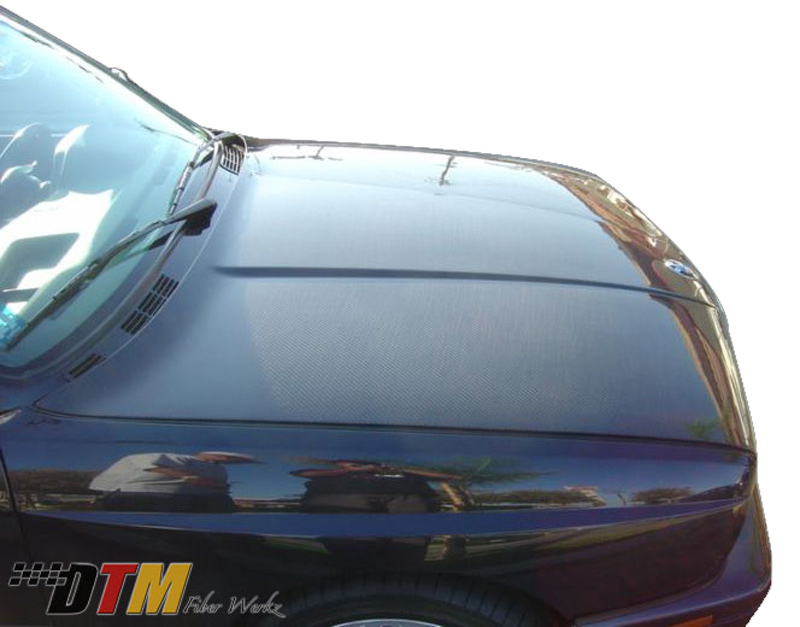 DTM Fiber Werkz OEM Style Hood in CFRP View 4 DTM Fiber Werkz OEM Style Hood in CFRP View 4