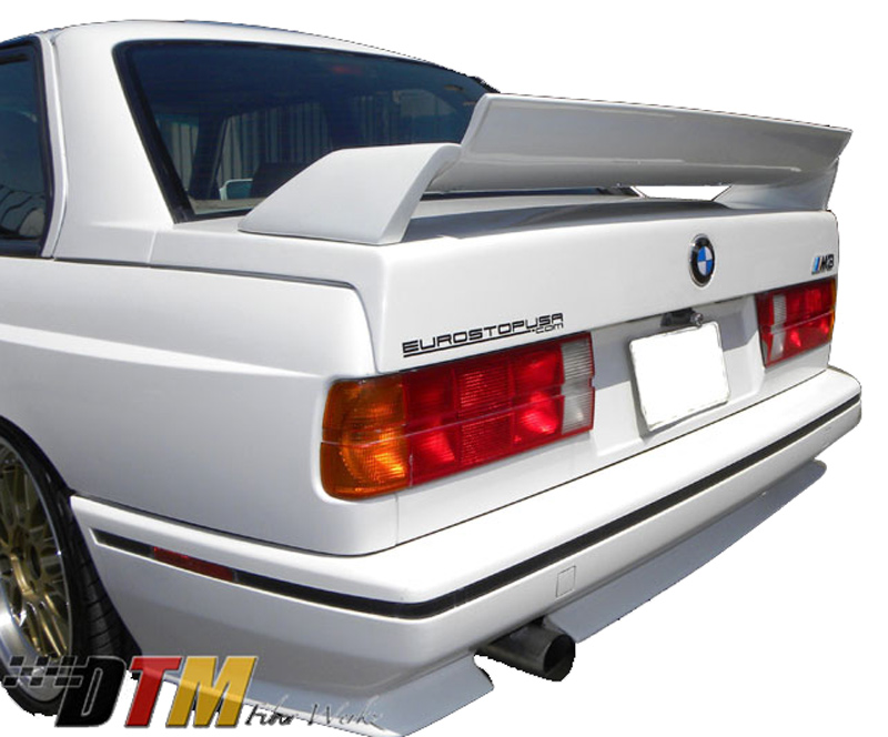 DTM Fiber Werkz BMW E30 M3 EVO DTM Spoiler FRP Base FRP Super Long Gurney Flap DTM Fiber Werkz BMW E30 M3 EVO DTM Spoiler FRP Base FRP Super Long Gurney Flap