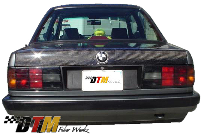 DTM Fiber Werkz BMW E30 Carbon Fiber Trunk View 1 DTM Fiber Werkz BMW E30 Carbon Fiber Trunk View 1