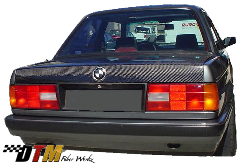 DTM Fiber Werkz BMW E30 Carbon Fiber Trunk View 2 DTM Fiber Werkz BMW E30 Carbon Fiber Trunk View 2