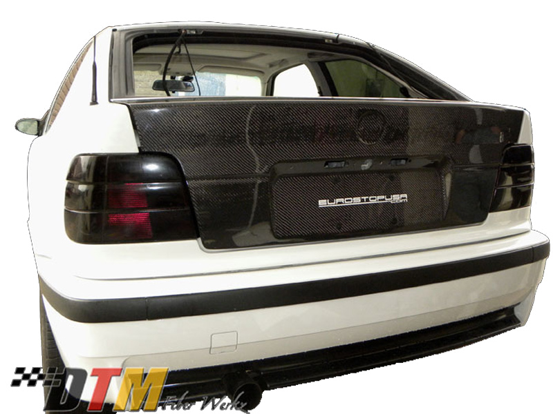 DTM Fiber Werkz BMW 318ti Carbon Fiber Trunk/Hatch Mounted 1 DTM Fiber Werkz BMW 318ti Carbon Fiber Trunk/Hatch Mounted 1