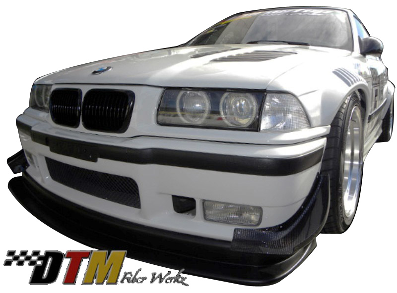 DTM Fiber Werkz BMW E36 Front Bumper Canards CFRP View 1 DTM Fiber Werkz BMW E36 Front Bumper Canards CFRP View 1