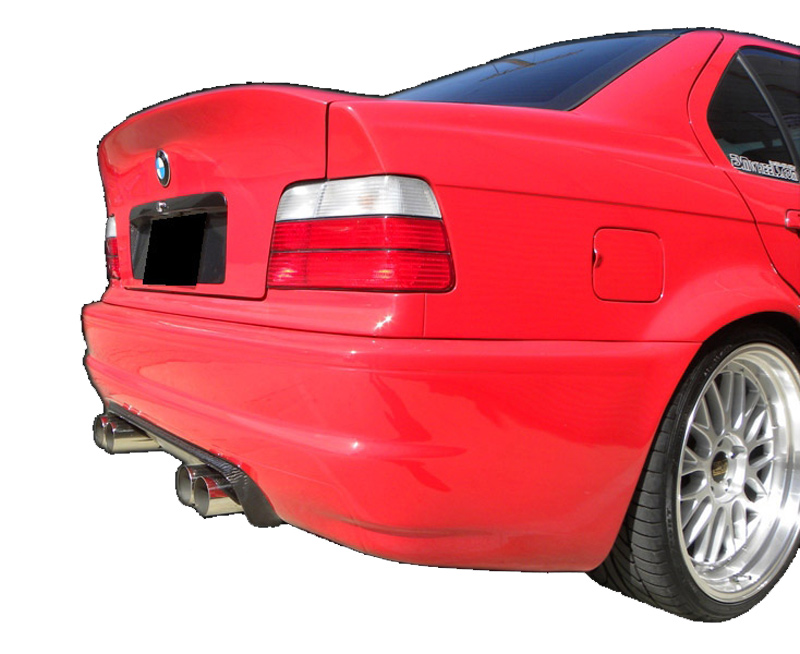 DTM Fiber Werkz BMW E36 to E46 CSL Rear Bumper W Diffuser View 3 DTM Fiber Werkz BMW E36 to E46 CSL Rear Bumper W Diffuser View 3