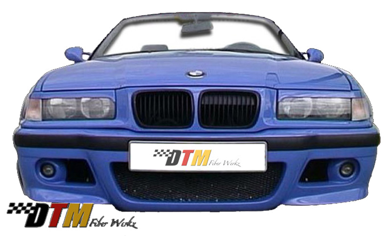 DTM Fiber Werkz BMW E36 E46 Style Front Bumper Mounted DTM Fiber Werkz BMW E36 E46 Style Front Bumper Mounted