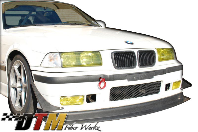 DTM Fiber Werkz BMW E36 M3 Race Front Lip with Undertray View 1 DTM Fiber Werkz BMW E36 M3 Race Front Lip with Undertray View 1