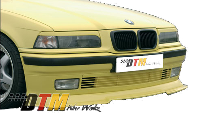 DTM Fiber Werkz BMW E36 RG Style Front Cup Lip Mounted 1 DTM Fiber Werkz BMW E36 RG Style Front Cup Lip Mounted 1