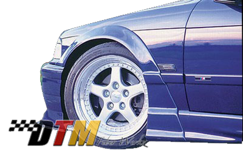 DTM Fiber Werkz BMW E36 RG Style Fender Flares View 2 DTM Fiber Werkz BMW E36 RG Style Fender Flares View 2