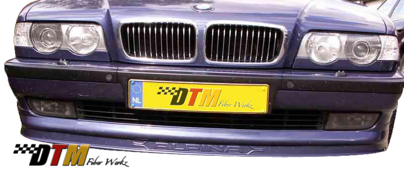 DTM Fiber Werkz BMW E38 7-Series AP Style Front Lip View 4 DTM Fiber Werkz BMW E38 7-Series AP Style Front Lip View 4