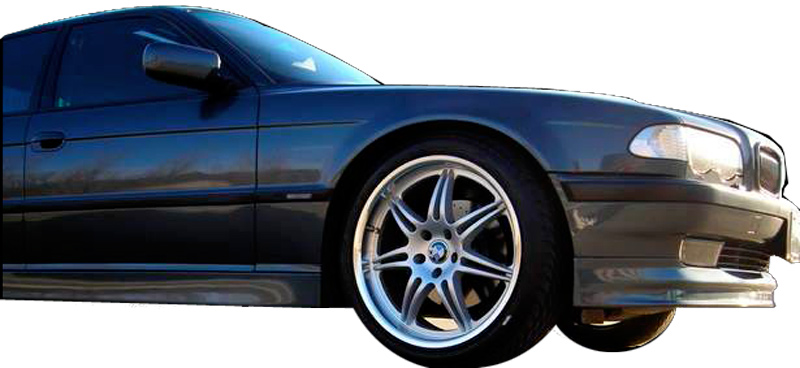 DTM Fiber Werkz BMW E38 7-Series AP Style Front Lip View 6 DTM Fiber Werkz BMW E38 7-Series AP Style Front Lip View 6