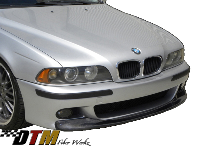 DTM Fiber Werkz BMW E39 5-Series CSL Style Front Lip CFRP Mounted 1 DTM Fiber Werkz BMW E39 5-Series CSL Style Front Lip CFRP Mounted 1