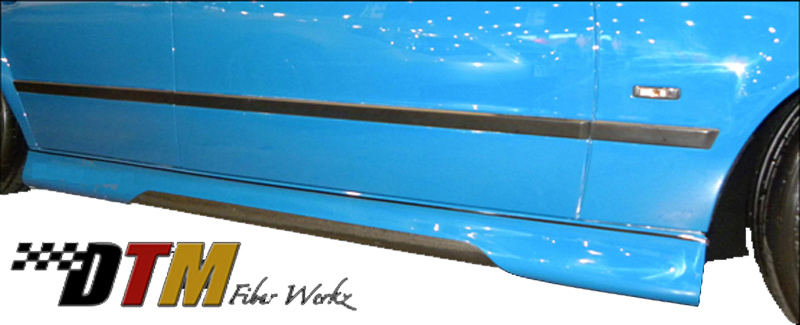 DTM Fiber Werkz BMW E39 HM Style Side Skirts Mounted Carbon Fiber Insert DTM Fiber Werkz BMW E39 HM Style Side Skirts Mounted Carbon Fiber Insert