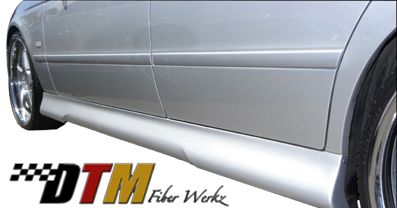 DTM Fiber Werkz BMW E39 HM Style Side Skirts Mounted FRP View 1 DTM Fiber Werkz BMW E39 HM Style Side Skirts Mounted FRP View 1