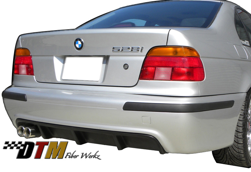 DTM Fiber Werkz BMW E39 5-Series DTM Style Rear Diffuser Single Exhaust Mounted DTM Fiber Werkz BMW E39 5-Series DTM Style Rear Diffuser Single Exhaust Mounted