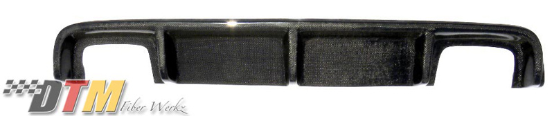 DTM Fiber Werkz BMW E39 5-Series DTM Style Rear Diffuser Dual Exhaust Unmounted in Carbon Fiber DTM Fiber Werkz BMW E39 5-Series DTM Style Rear Diffuser Dual Exhaust Unmounted in Carbon Fiber